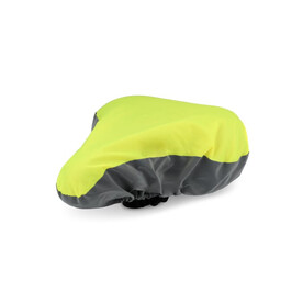 R-PET Reflektierender Sattelbezug - Gelb bedrucken, Art.-Nr. LT90429-N0041
