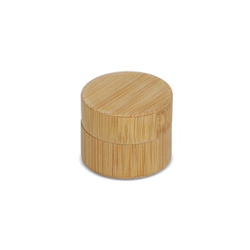 Lipbalm rund Bambus - Natur bedrucken, Art.-Nr. LT90481-N0094