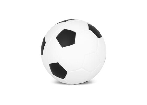 Anti-Stress-Fußball Ø 6cm - Weiss bedrucken, Art.-Nr. LT90574-N0001