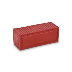 Anti-Stress-Container - Rot bedrucken, Art.-Nr. LT90579-N0021