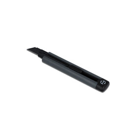 Bastelmesser aus recyceltem ABS - Grau bedrucken, Art.-Nr. LT90734-N0061