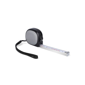 MeasureMate Rollmaßband 5M - Schwarz / Grau bedrucken, Art.-Nr. LT91875-N0261