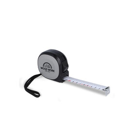 MeasureMate Rollmaßband 7,5M - Schwarz / Grau bedrucken, Art.-Nr. LT91876-N0261