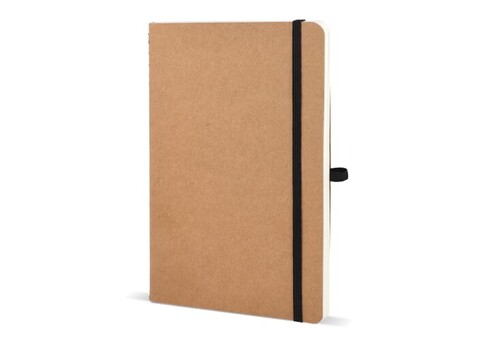 Notizbuch mit flexiblem Einband Kraftpapier A5 - Schwarz bedrucken, Art.-Nr. LT92061-N0002 Notizbuch mit flexiblem Einband Kraftpapier A5 - Schwarz bedrucken, Art.-Nr. LT92061-N0002