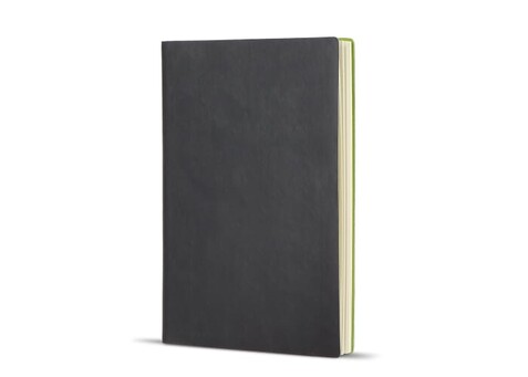 Notizbuch Yuzu Softcover A5 - Schwarz / Hellgrün bedrucken, Art.-Nr. LT92091-N0232 Notizbuch Yuzu Softcover A5 - Schwarz / Hellgrün bedrucken, Art.-Nr. LT92091-N0232