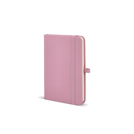 PU-Notizbuch Sora A6 - Pastellrosa bedrucken, Art.-Nr. LT92096-N0079