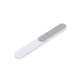 Nagelfeile Noa aus recyceltem ABS - Weiss bedrucken, Art.-Nr. LT92739-N0001