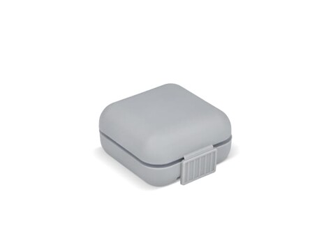 Kompakte Pillendose - Grau bedrucken, Art.-Nr. LT92740-N0061 Kompakte Pillendose - Grau bedrucken, Art.-Nr. LT92740-N0061