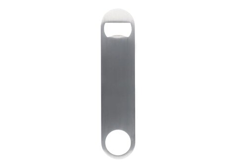 Edelstahl-Flaschenöffner - Silber bedrucken, Art.-Nr. LT93100-N0005 Edelstahl-Flaschenöffner - Silber bedrucken, Art.-Nr. LT93100-N0005