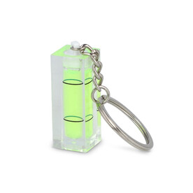 Schlüsselanhänger mit Wasserwaage - Transparent bedrucken, Art.-Nr. LT93419-N0004