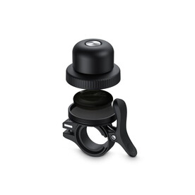 Aqiila Tagbird – Fahrradklingel mit wasserdichter Smartfinder - Schwarz bedrucken, Art.-Nr. LT45202-N0002