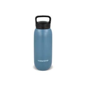 Waterdrop Allround-Thermoflasche mit Trinkaufsatz 600 ml - Graublau bedrucken, Art.-Nr. LT47000-N0065