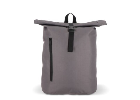 R-PET 600D Rolltop-Rucksack 20L - Grau bedrucken, Art.-Nr. LT95350-N0061 R-PET 600D Rolltop-Rucksack 20L - Grau bedrucken, Art.-Nr. LT95350-N0061