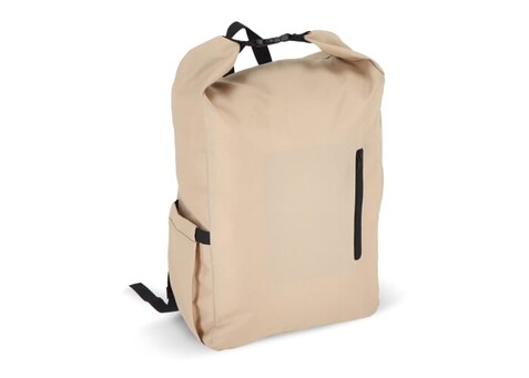 R-PET 600D Rolltop-Rucksack 20L - Ecru bedrucken, Art.-Nr. LT95352-N0054 R-PET 600D Rolltop-Rucksack 20L - Ecru bedrucken, Art.-Nr. LT95352-N0054