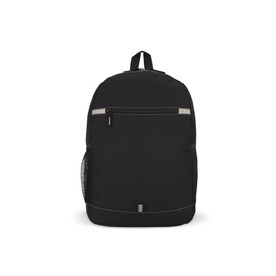R-PET 600D Nevada Rucksack 18L - Schwarz bedrucken, Art.-Nr. LT95354-N0002