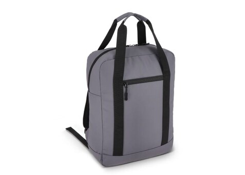 PU-beschichteter R-PET 600D Rucksack 27,5 x 12 x 37,5 cm 12 l - Grau bedrucken, Art.-Nr. LT95362-N0061 PU-beschichteter R-PET 600D Rucksack 27,5 x 12 x 37,5 cm 12 l - Grau bedrucken, Art.-Nr. LT95362-N0061
