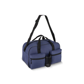 R-PET 600D Sport- und Reisetasche 46 x 21 x 27,5 cm 25 l - Dunkelblau bedrucken, Art.-Nr. LT95367-N0010