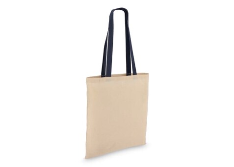 Tragetasche aus Baumwolle OEKO-TEX® 38 x 42cm 140g/m² - Dunkelblau bedrucken, Art.-Nr. LT95381-N0010
