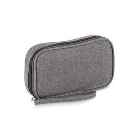 rPET 300D Kora Organizer-Tasche - Grau bedrucken, Art.-Nr. LT95395-N0061