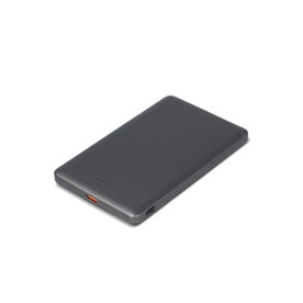 Nexus Wireless Powerbank Kompatibel mit MagSafe R-ABS 5000 mAh - Schwarz / Gun metal - dark bedrucken, Art.-Nr. LT95510-N0235