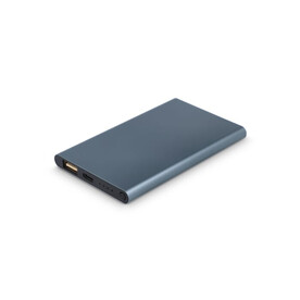 Enera Powerbank USB-C 4000 mAh R-AL - Gun metal - dark bedrucken, Art.-Nr. LT95514-N0035