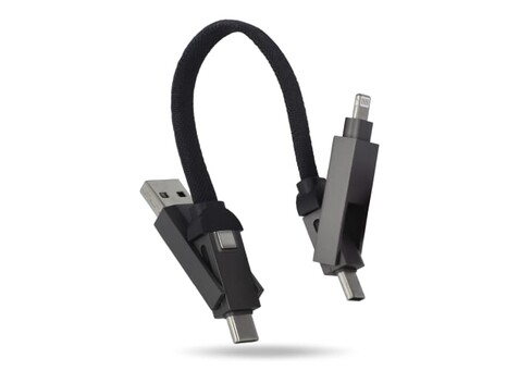 Multifunktionales 4-in-1 Kabel Schlüsselanhänger Größe 60 W - Schwarz bedrucken, Art.-Nr. LT95660-N0002 Multifunktionales 4-in-1 Kabel Schlüsselanhänger Größe 60 W - Schwarz bedrucken, Art.-Nr. LT95660-N0002