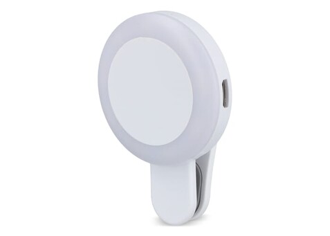 Universelle tragbare Selfie-LED-Leuchte mit 3 Helligkeitsstufen - Weiss bedrucken, Art.-Nr. LT95662-N0001 Universelle tragbare Selfie-LED-Leuchte mit 3 Helligkeitsstufen - Weiss bedrucken, Art.-Nr. LT95662-N0001