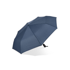 Taman Pongee 21&amp;quot; Faltbarer windproof Regenschirm Auto open &amp;amp; close - Dunkelblau bedrucken, Art.-Nr. LT97117-N0010
