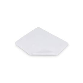Mikrofaser-Mauspad mit Silikonpunkten 18 x 22 cm (325 g/m²) Sublimationsdruck - Weiss bedrucken, Art.-Nr. LT97210-N0001