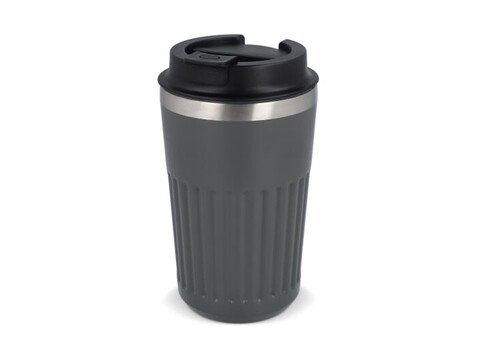 Recycelter Edelstahl-Thermobecher für Kaffee zum Mitnehmen, 400 ml - Grau bedrucken, Art.-Nr. LT98698-N0061 Recycelter Edelstahl-Thermobecher für Kaffee zum Mitnehmen, 400 ml - Grau bedrucken, Art.-Nr. LT98698-N0061