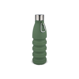 Faltbare Wasserflasche 550 ml - Olivgrün bedrucken, Art.-Nr. LT98720-N0043