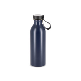 Lucy Flasche aus R-Edelstahl 500ml - Dunkelblau bedrucken, Art.-Nr. LT98910-N0010