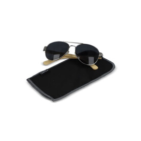 R-PET Sublimation Mikrofaserbrillenetui - Schwarz bedrucken, Art.-Nr. LT86725-N0002