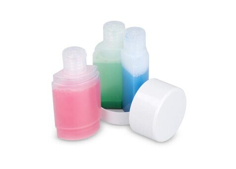 Trio Reise-Toilettenflaschen - Weiss bedrucken, Art.-Nr. LT92728-N0001 Trio Reise-Toilettenflaschen - Weiss bedrucken, Art.-Nr. LT92728-N0001
