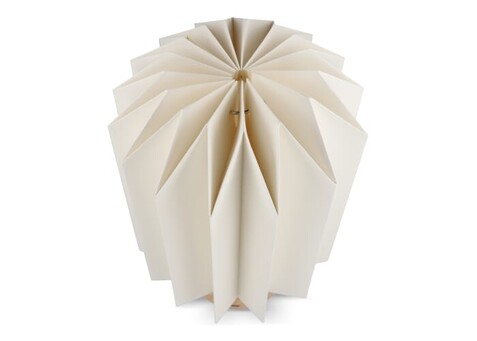 Coollux faltbare Papier-LED-Lampe Eos auf Holzsockel, 25 cm (Briefkastengröße) - Natur bedrucken, Art.-Nr. LT40728-N0094 Coollux faltbare Papier-LED-Lampe Eos auf Holzsockel, 25 cm (Briefkastengröße) - Natur bedrucken, Art.-Nr. LT40728-N0094