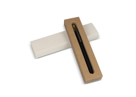 Stiftebox aus recyceltem Milchkarton, 1 Stift - Beige bedrucken, Art.-Nr. LT83143-N0055 Stiftebox aus recyceltem Milchkarton, 1 Stift - Beige bedrucken, Art.-Nr. LT83143-N0055