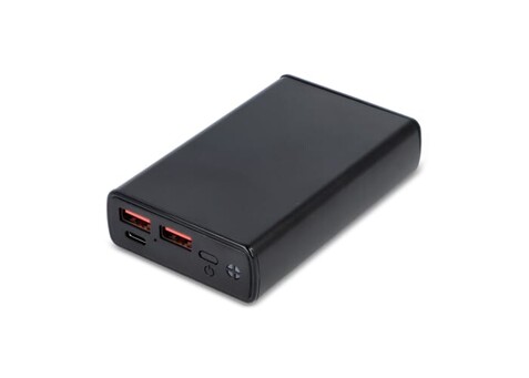 Stratos Powerbank Power Delivery 10000mAh - Schwarz bedrucken, Art.-Nr. LT95508-N0002