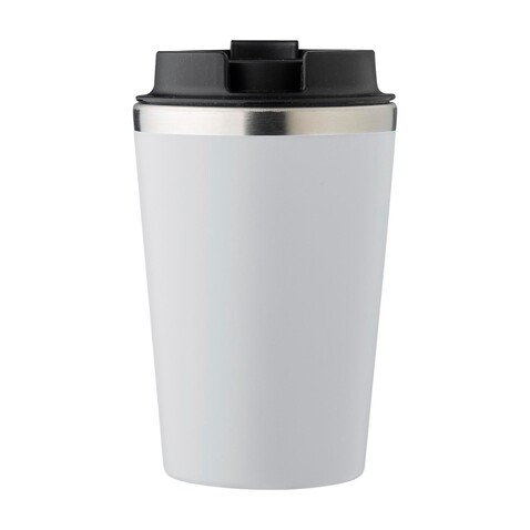 Doppelwandiger Thermobecher Shay | 350 ml – Weiß bedrucken, Art.-Nr. 002999999_1042451