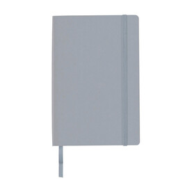 Notizbuch Mireia | Recyceltes PU | A5 | Liniert – Hellblau bedrucken, Art.-Nr. 018999999_1417985