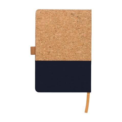Notizbuch Trevor | Kork | A5 | Liniert – Blau bedrucken, Art.-Nr. 005999999_1421000 Notizbuch Trevor | Kork | A5 | Liniert – Blau bedrucken, Art.-Nr. 005999999_1421000