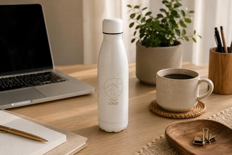 Recycelte Trinkflasche 700 ml Breeze – Weiß bedrucken, Art.-Nr. 002999999_1436204 Recycelte Trinkflasche 700 ml Breeze – Weiß bedrucken, Art.-Nr. 002999999_1436204