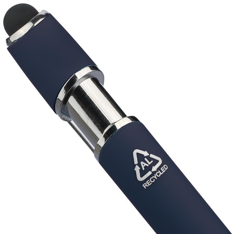 Kugelschreiber Primo | Recycelt | Stylus – Blau bedrucken, Art.-Nr. 005999999_1439104