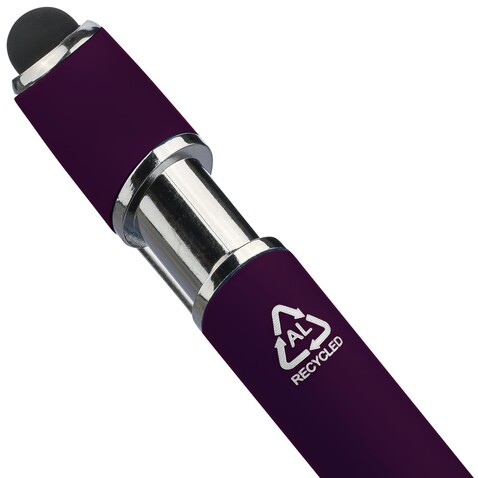 Kugelschreiber Primo | Recycelt | Stylus – Violett bedrucken, Art.-Nr. 024999999_1439104 Kugelschreiber Primo | Recycelt | Stylus – Violett bedrucken, Art.-Nr. 024999999_1439104