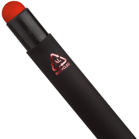 Kugelschreiber Formentera | Recycelt | Stylus – Rot bedrucken, Art.-Nr. 008999999_1439108
