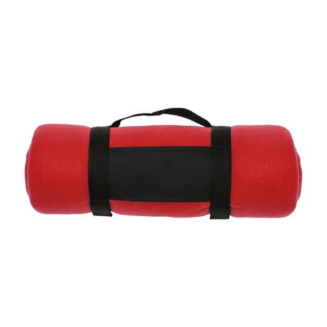 Fleece-Decke Nora – Rot bedrucken, Art.-Nr. 008999999_1761