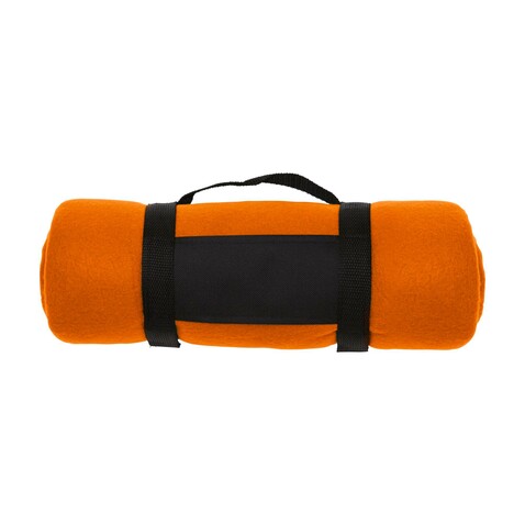 Fleece-Decke Nora – Orange bedrucken, Art.-Nr. 007999999_1761