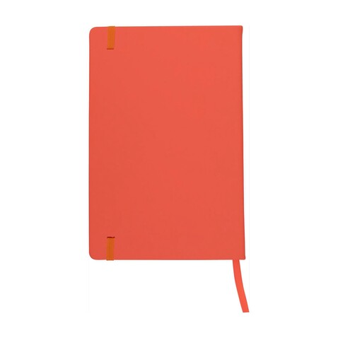 Notizbuch Eva | A5 | Liniert – Orange bedrucken, Art.-Nr. 007999999_3076
