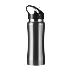 Trinkflasche Serena | 600 ml – Silber bedrucken, Art.-Nr. 032999999_5233