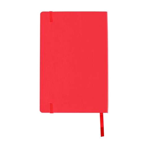 Notizbuch Mireia | A5 | Liniert – Rot bedrucken, Art.-Nr. 008999999_8276