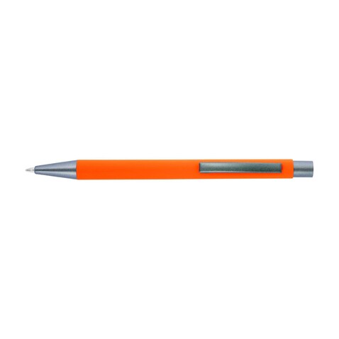 Kugelschreiber Emmett | Gummibeschichtung – Orange bedrucken, Art.-Nr. 007999999_8298